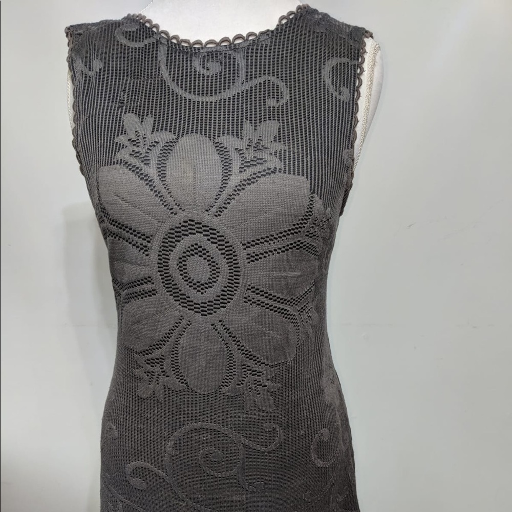 New Romantics Embellished print mini dress